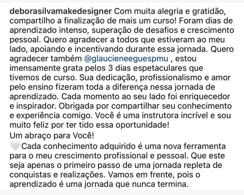 Depoimento de cliente